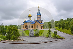 Gavrilovsky Holy spring near the town  Salair is a popular place of Orthodox tourism