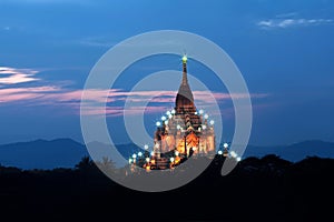 Gawdawpalin pahto in Bagan, Myanmar