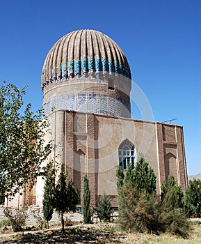 The Gawhar Shad Mausoleum in Herat, Afghanistan