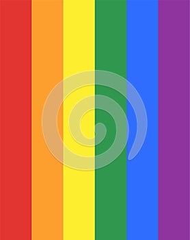 Gay  flag or LGBT  flag sign isolated. Gay culture symbol. Homosexual pride. Lesbian sign. Transsexual flag.