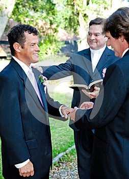 Gay Marriage Ceremony - Rings