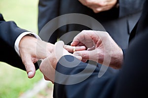 Gay Marriage - With This Ring photo