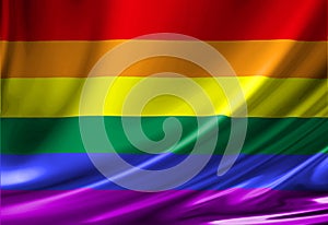 Gay pride flag