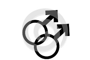 Gay Sexual Orientation Icon Symbol Shape Sign Logo Website Gende