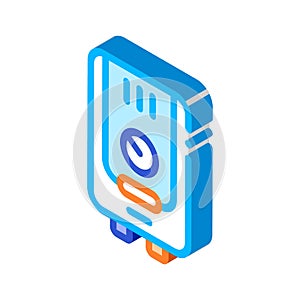 Gaz Boiler Heating System Equipment isometric icon