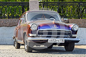 GAZ-21 on a street , St. Petersburg, Russia