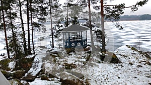 Gazebo for barbecue