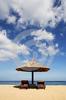 Gazebo at Beautiful Beach