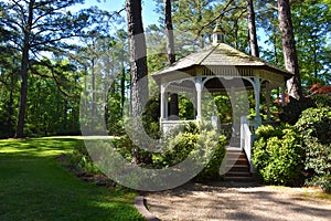 Gazebo in Cape Fear Botanical Garden, Fayetteville, NC