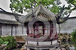 The gazebo in the chinese garden.