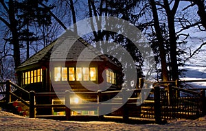 Gazebo at Dusk