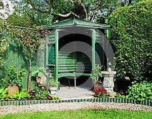 Gazebo in an English Garden