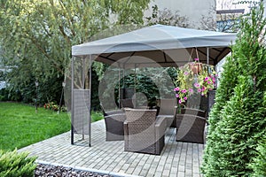 Gazebo in the garden