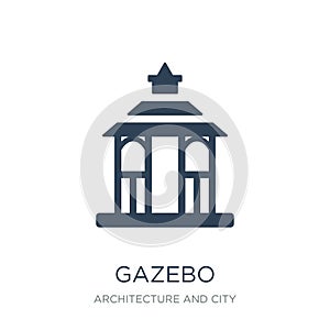 gazebo icon in trendy design style. gazebo icon isolated on white background. gazebo vector icon simple and modern flat symbol for