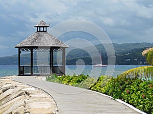 Gazebo at Montego Bay Jamaica