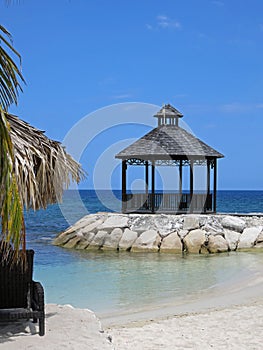 Gazebo in Montego Bay in Jamaica