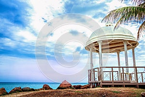 Gazebo on the ocean