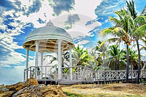 Gazebo on the ocean