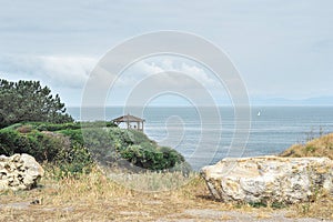 Gazebo Overlooking Ocean