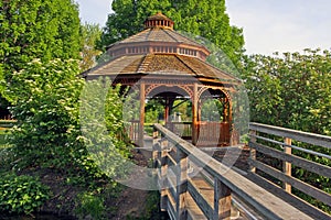 Gazebo in a park