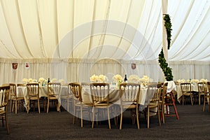 Gazebo for posh lunch photo