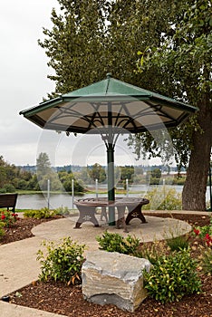Gazebo at Riverfront Park in Salem Oregon