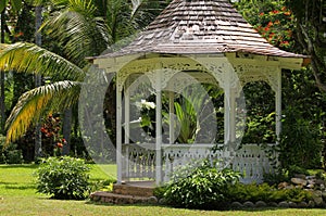 Gazebo in Shaw Park Botanical Gardens