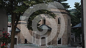 Gazi Husrev-beg Mausoleum, Sarajevo, Bosnia and Herzegovina, Establishing Shot