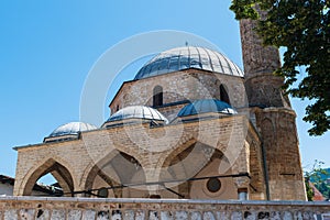 Gazi Husrev-beg Mosque in the old city of Sarajevo, build by the Ottoman in the 16th century