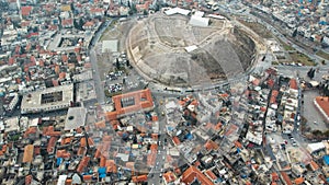 Gaziantep castle after the earthquake. Turkey