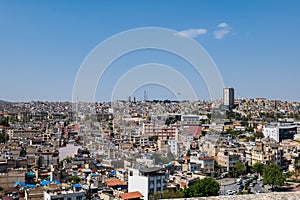 Gaziantep city view, city scape of Gaziantep in Turkey.