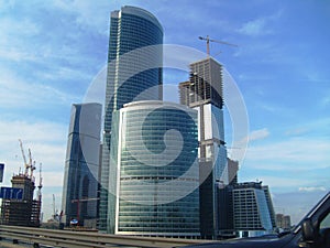 Gazprom-Tower in Moskow. photo