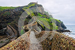 Gaztelugatxe. Spain. Basque Country . Beautiful landscape islet on the coast of Biscay. photo