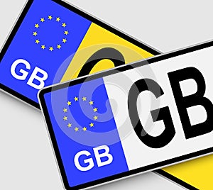 GB Licence Plates photo