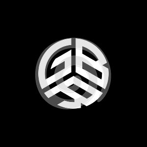 GBR letter logo design on white background. GBR creative initials letter logo concept. GBR letter design photo
