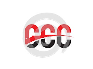 GCC Letter Initial Logo Design Vector Illustration