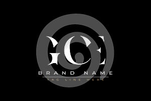 GCE abstract letter logo design