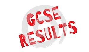 Gcse Results rubber stamp photo