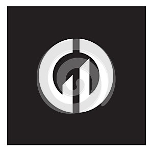 GD Monogram Logo Letter Vector profesional photo