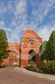 Gdanisko tower (XIV c.) of Teutonic Order castle. Torun, Poland