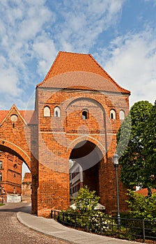 Gdanisko tower (XIV c.) of Teutonic Order castle. Torun, Poland