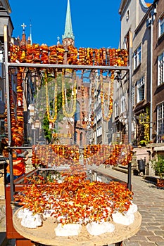 Gdansk. Amber Jewelry.