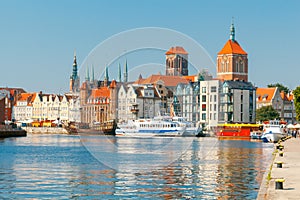 Gdansk. Central embankment.