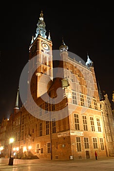 Gdansk at night photo