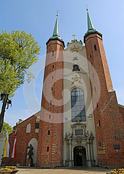 Gdansk Oliwa archcathedral vertical