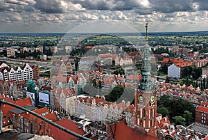 Gdansk panorama photo