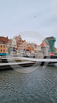 GDANSK, POLAND - MARCH 18, 2023: Architecture of historic Gdansk. Europe