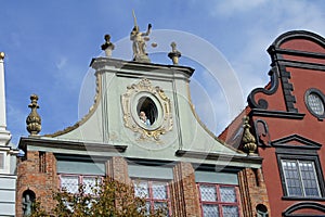 Gdansk symbol ''a young lady from the window''