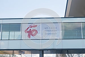 Information on the 40th anniversary of the Gdansk Social Accords or August Agreements at Gdansk airport