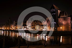 GdaÃâsk Danzig by night